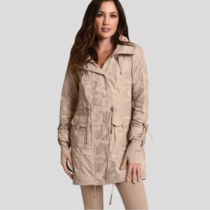 Blanc Noir Camo Anorak Rain Jacket Size S